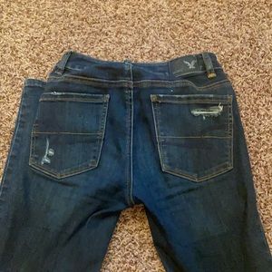 Skinny high waisted American eagle jeans